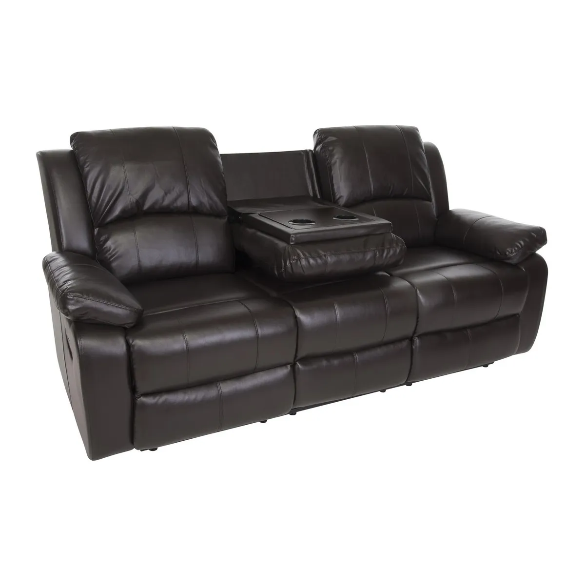 CIC - Sofá 3 cuerpos Andalucia 205x102x92 cm Chocolate