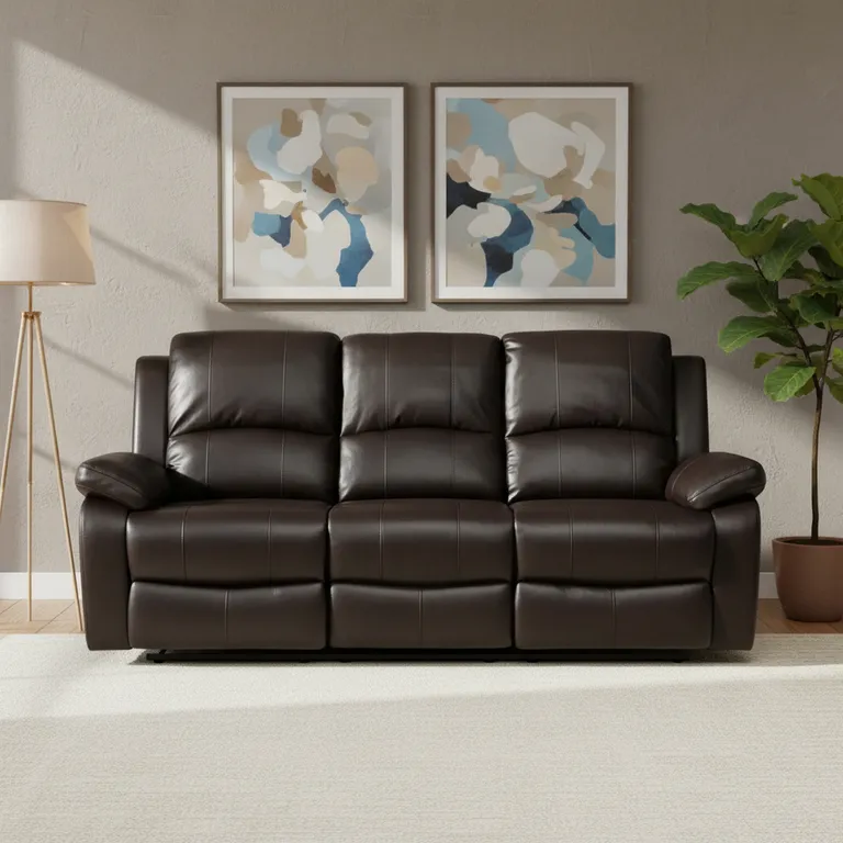 CIC Sofá 3 cuerpos Andalucia 205x102x92 cm Café