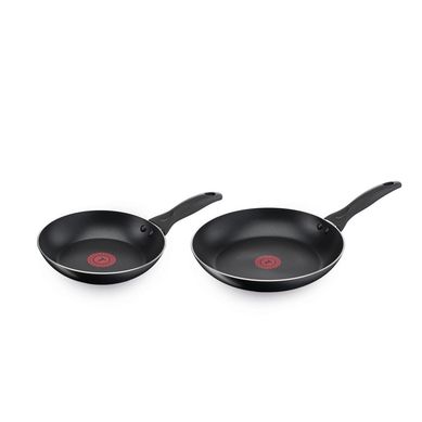 Set 2 sartenes 20/26 cm aluminio negro