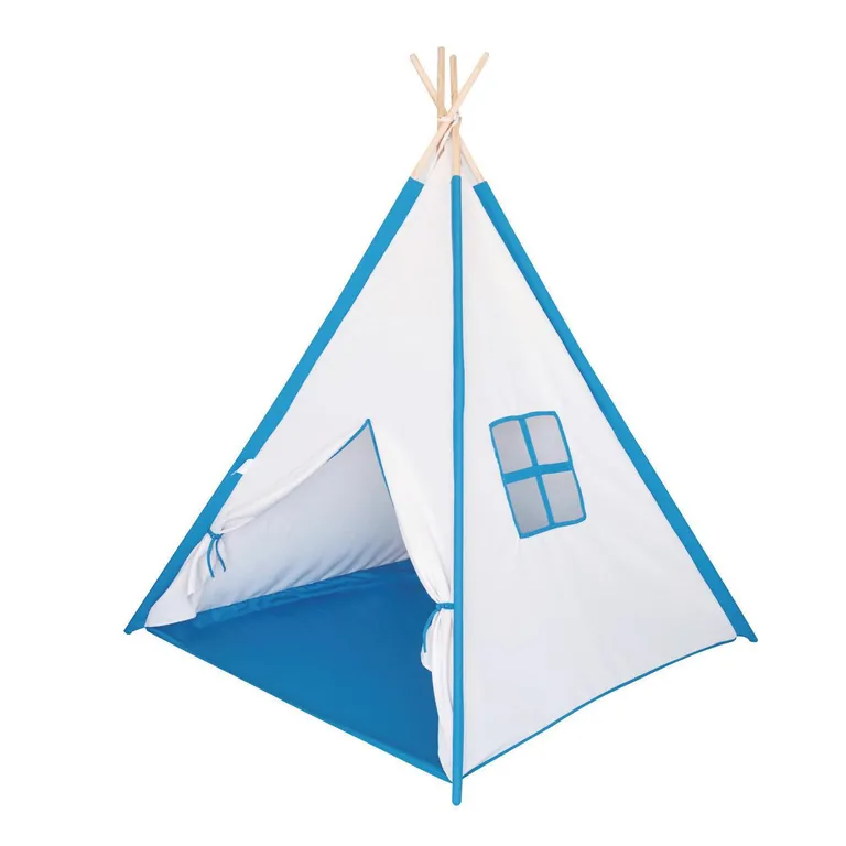 Tienda Carpa Teepe 120x150x120 cm Blanco/azul