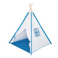 Tienda Carpa Teepe 120x150x120 cm Blanco/azul