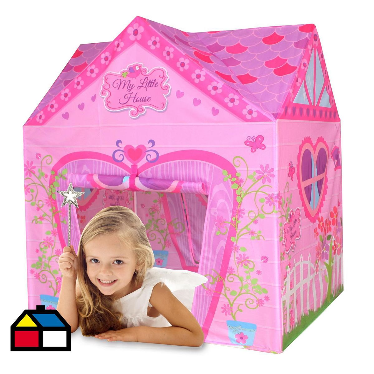 GAME POWER - Tienda Castillo 72x102x95 cm Rosado