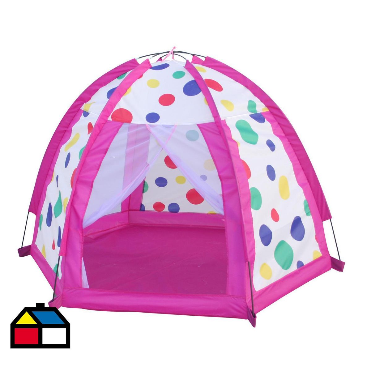 GAME POWER - Tienda de Juego 156x100x156 cm Rosa