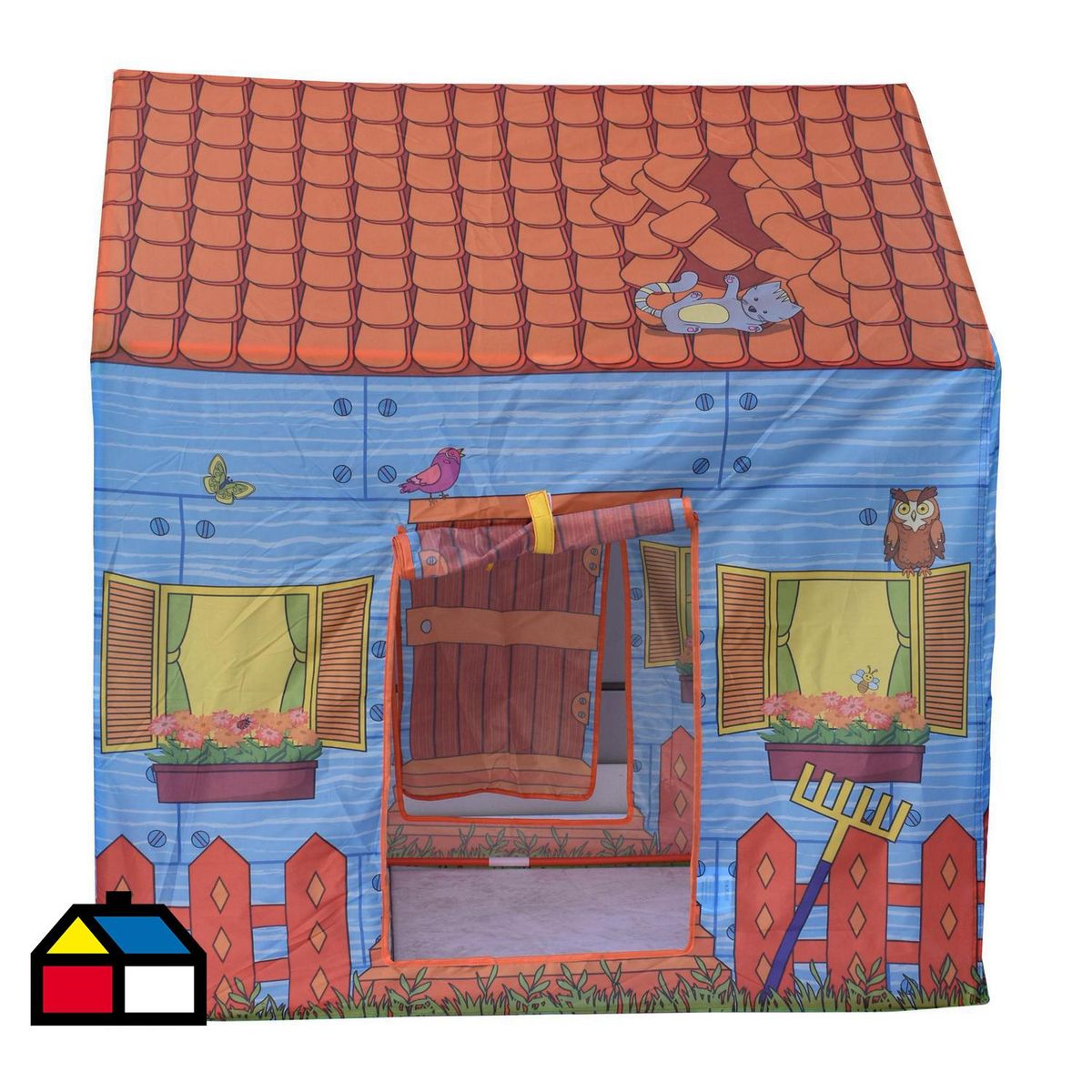 GAME POWER - Casa de Juego Infantil 72x102x95 cm Multicolor