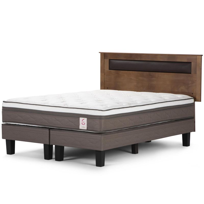 ROSEN - Cama Europea New Style 6 2 plazas Blanco