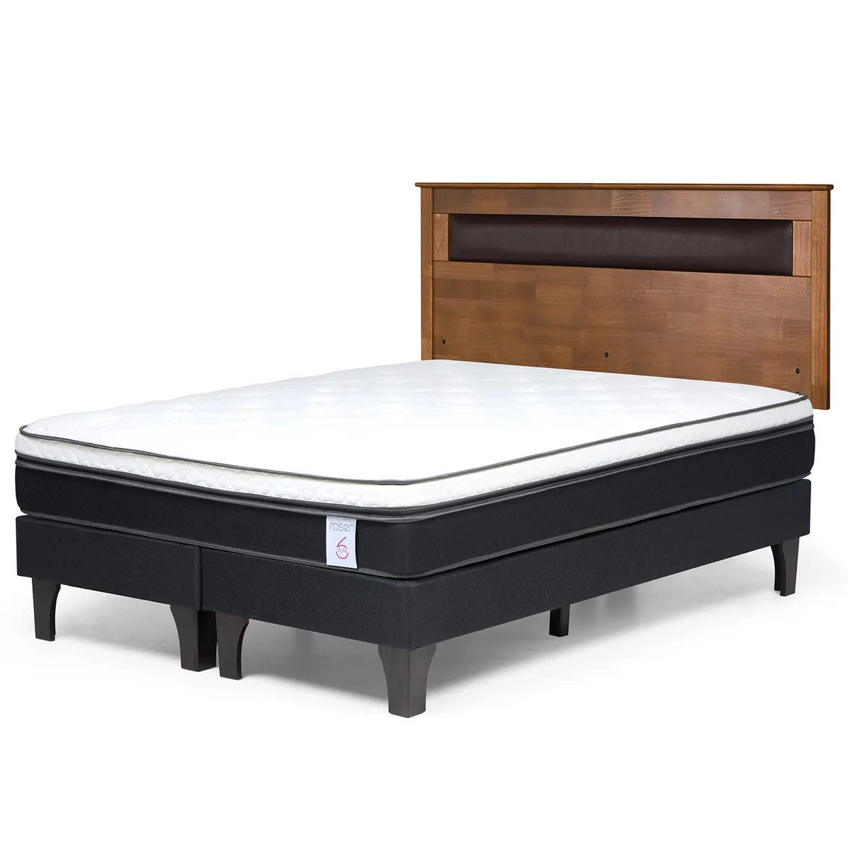ROSEN - Cama 2 Plazas Europea New Style 6 + Respaldo