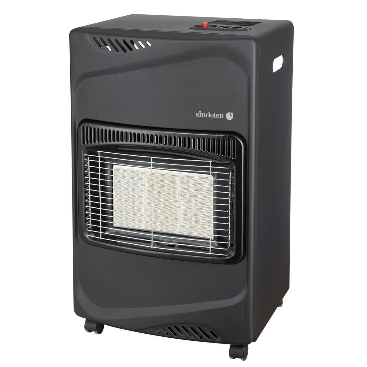 SINDELEN - Estufa a Gas 15 Kg Gas SR-6250NG Negro mate