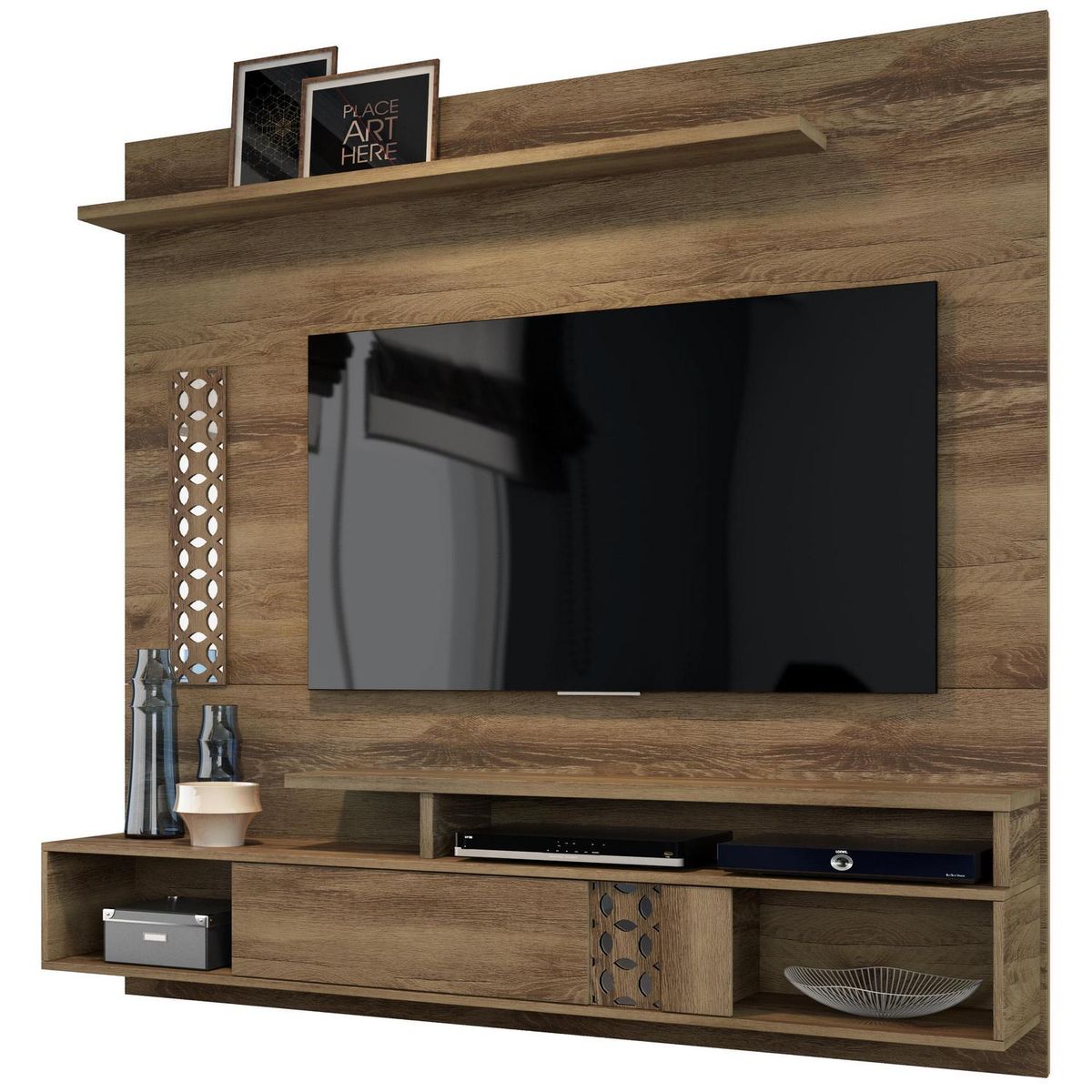 EXIT - Panel TV 60" 170x165x34 cm new canela