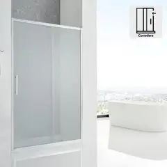KLIPEN - Mampara corredera rectangular 150x185 cm vidrio templado