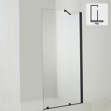 Mampara fija rectangular 100x198 cm vidrio templado