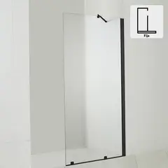 KLIPEN - Mampara fija rectangular 100x198 cm vidrio templado