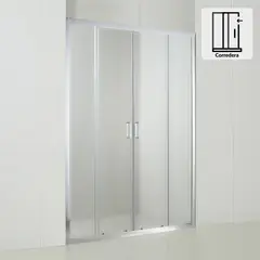 KLIPEN - Mampara corredera rectangular 170x198 cm vidrio templado