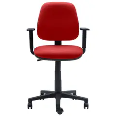 CONTATTO - Silla Escritorio Rudy Brazos Rojo