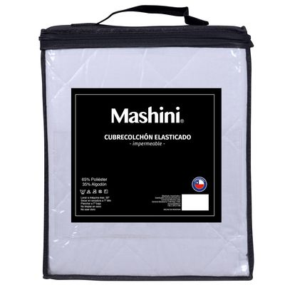 Imagen 2 del producto Cubrecolchón Impermeable 2 plazas Blanco