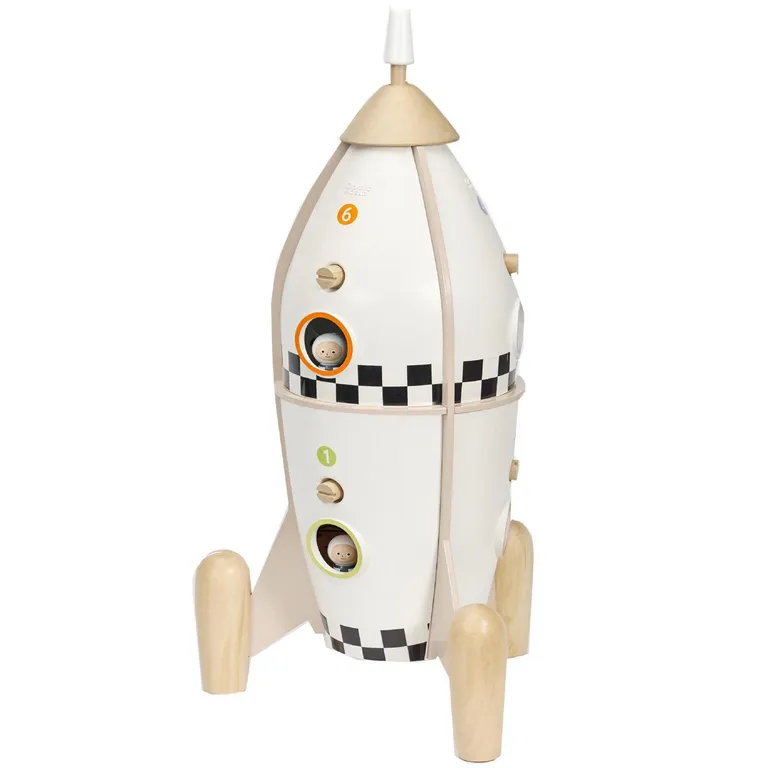 KIDSCOOL Cohete Espacial Didáctico Con Accesorios Y 50 Piezas