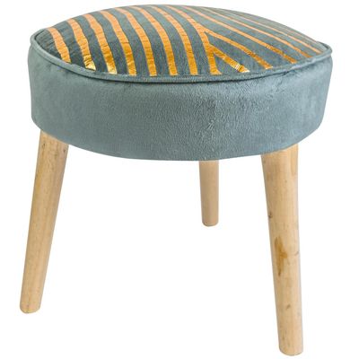 Imagen 2 del producto Pouf 38x35 cm aqua estampado