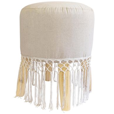 Pouf 36x45 cm crudo Crudo