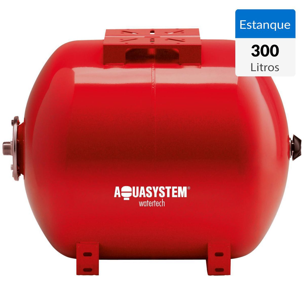 AQUASYSTEM - Estanque Hidroneumático Horizontal 300 Lt