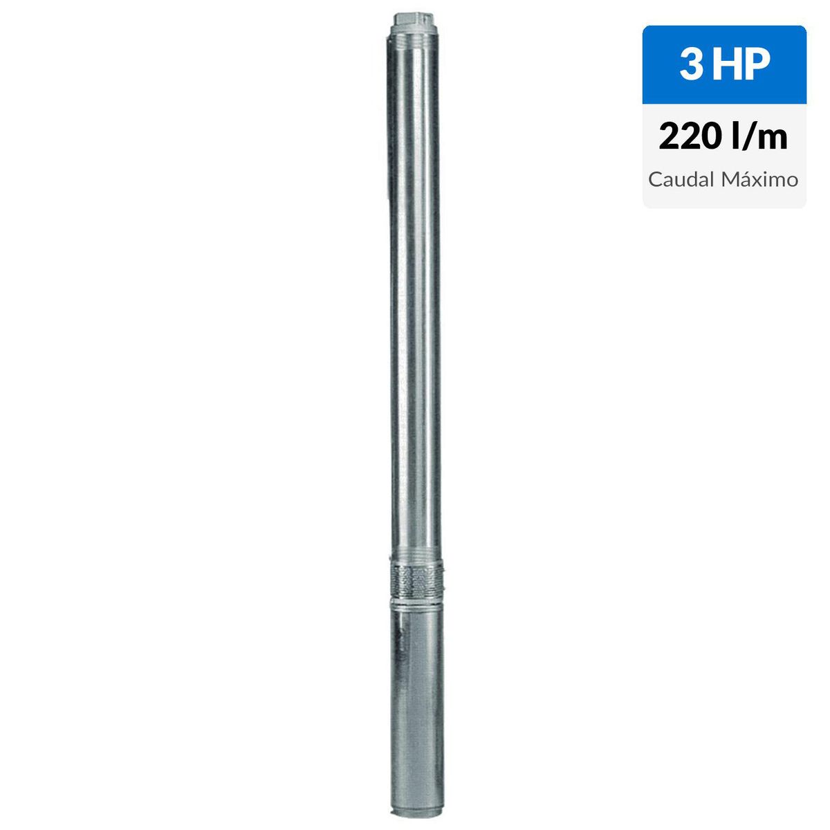 SUBLINE - Bomba de pozo profundo 4" con motor italiano 3,0HP