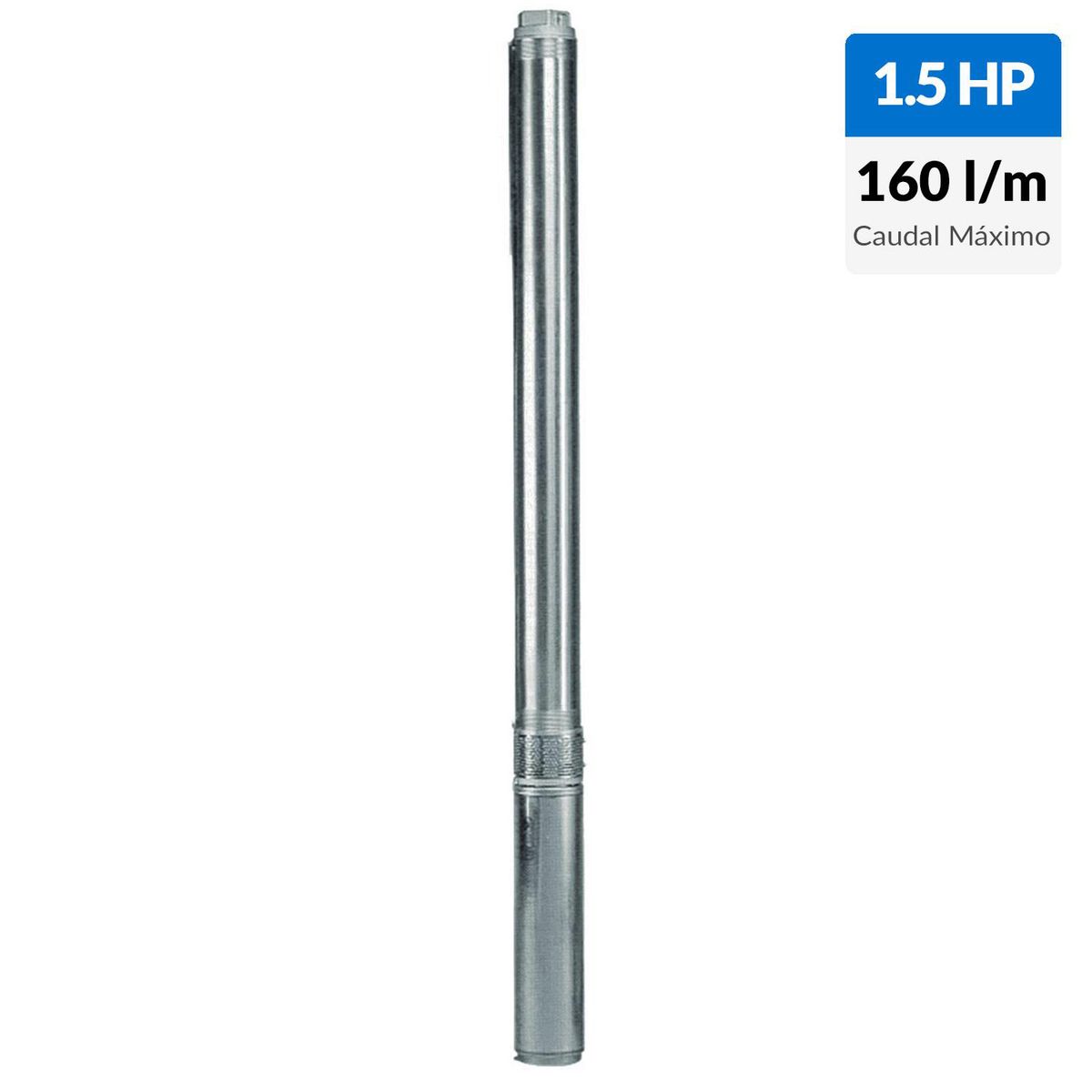 SUBLINE - Bomba de pozo profundo 4" con motor italiano 1,5HP