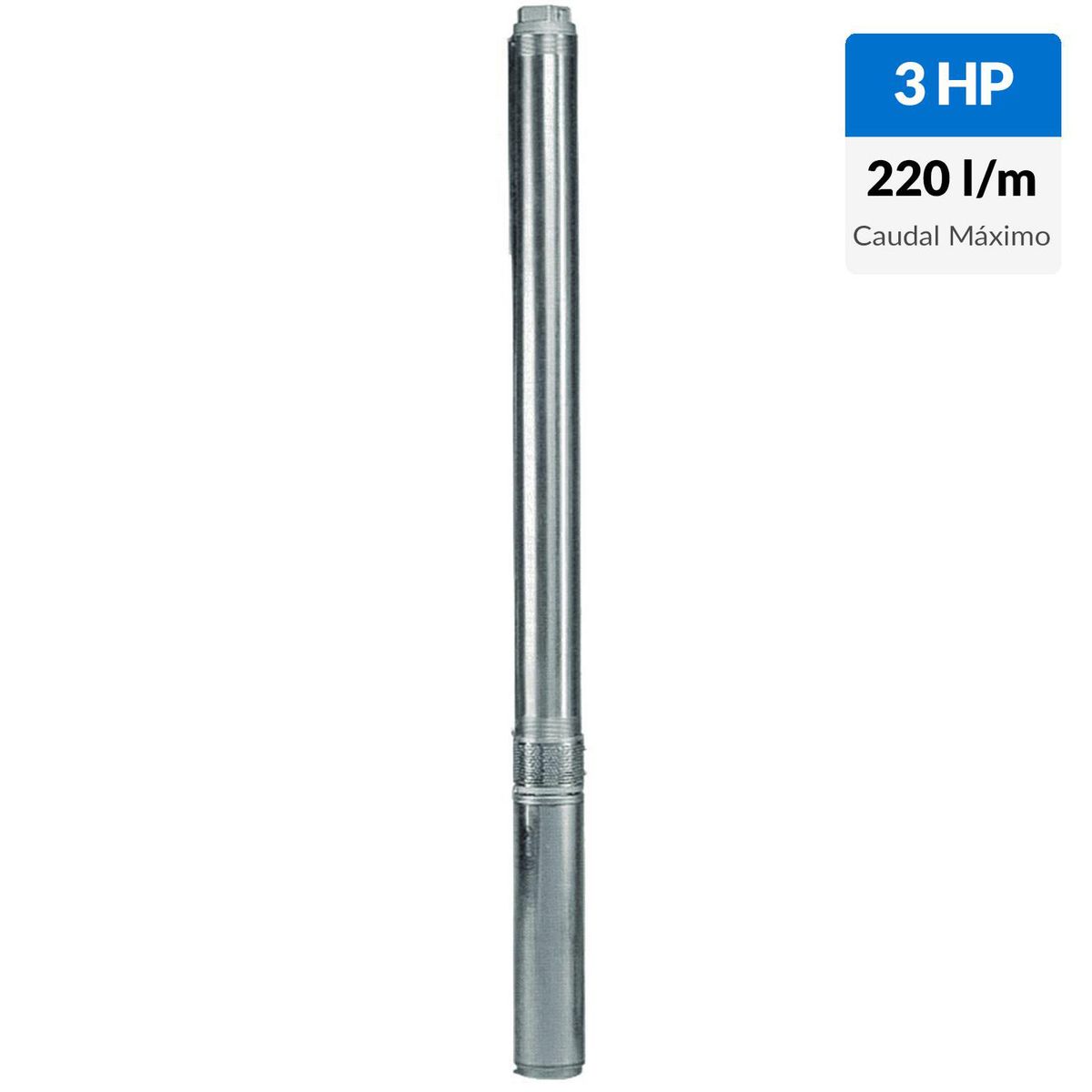 SUBLINE - Bomba de pozo profundo 4" con motor italiano 3,0HP