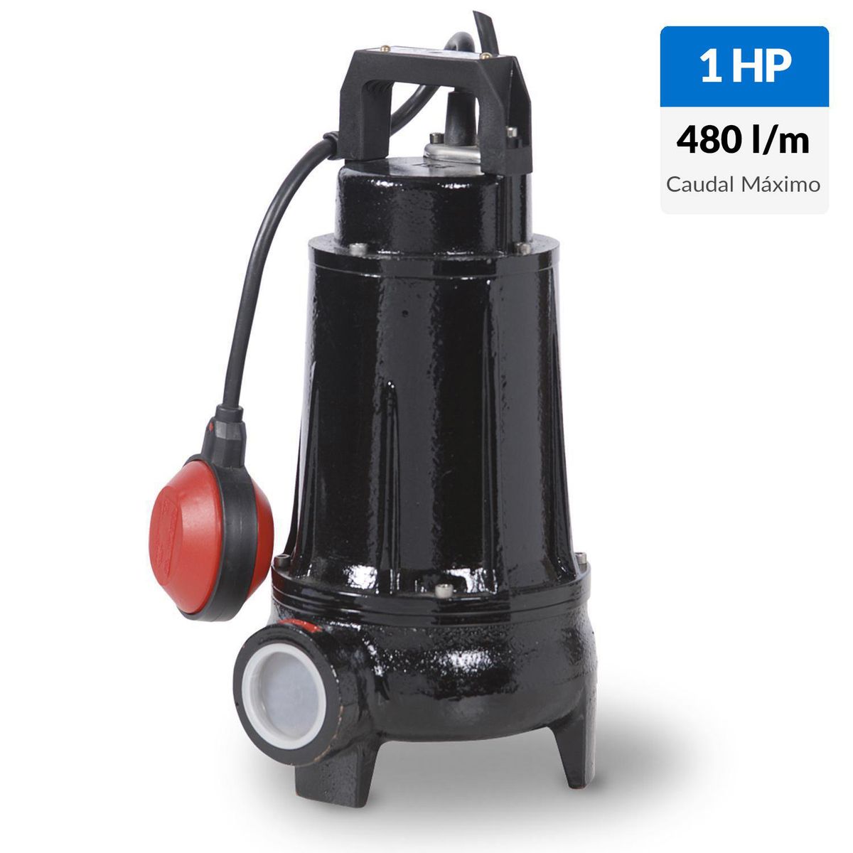 DRENO - Bomba sumergible para aguas negras 1,5HP