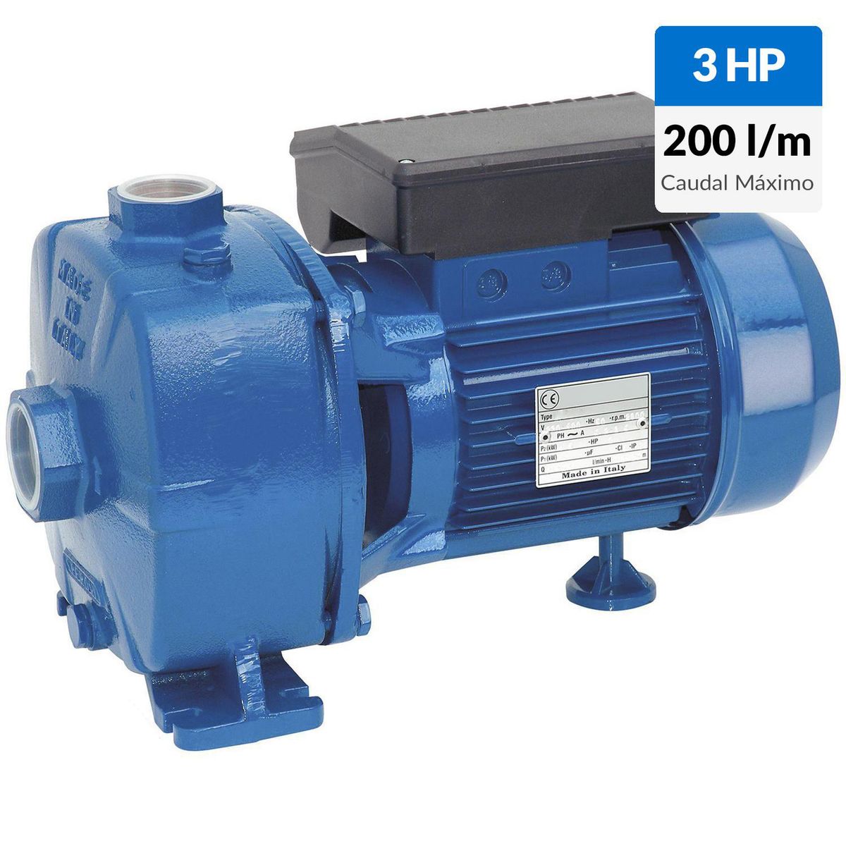 REGGIO - Bomba centrífuga de doble impulsor 3,0HP