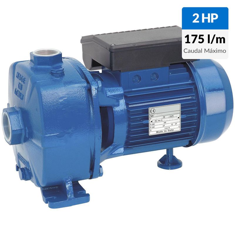 REGGIO - Bomba centrífuga de doble impulsor 2,0HP