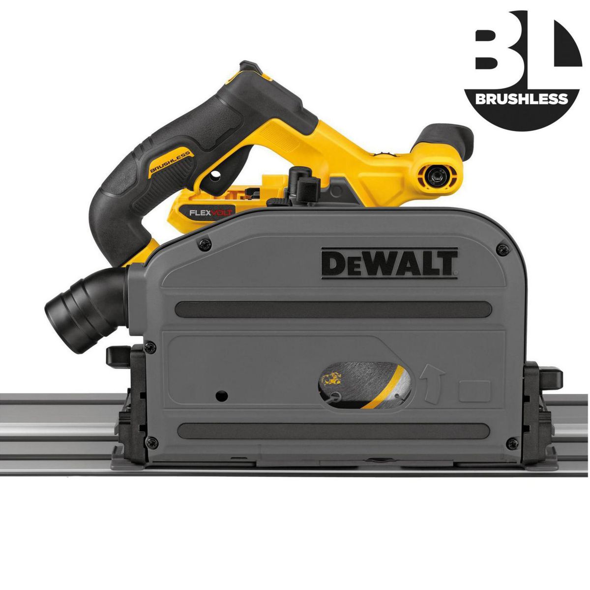 DEWALT - Sierra circular de riel inalámbrica 6 1/2" 20V sin batería