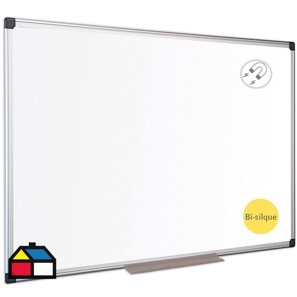 BI SILQUE - Pizarra blanca magnética 240x120 bi-silque