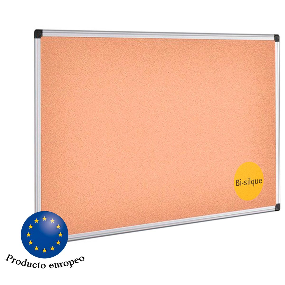 BI SILQUE - Pizarra corcho 200x100 marco aluminio bi-silque