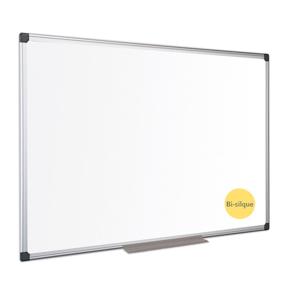 Pizarra blanca magnética 200x100 bi-silque, marca BI SILQUE - Foto Principal