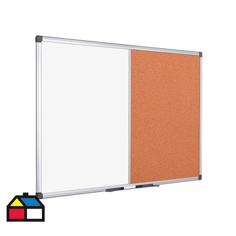 BI SILQUE - Pizarra mixta corcho+magnética 120x90 bi-silque