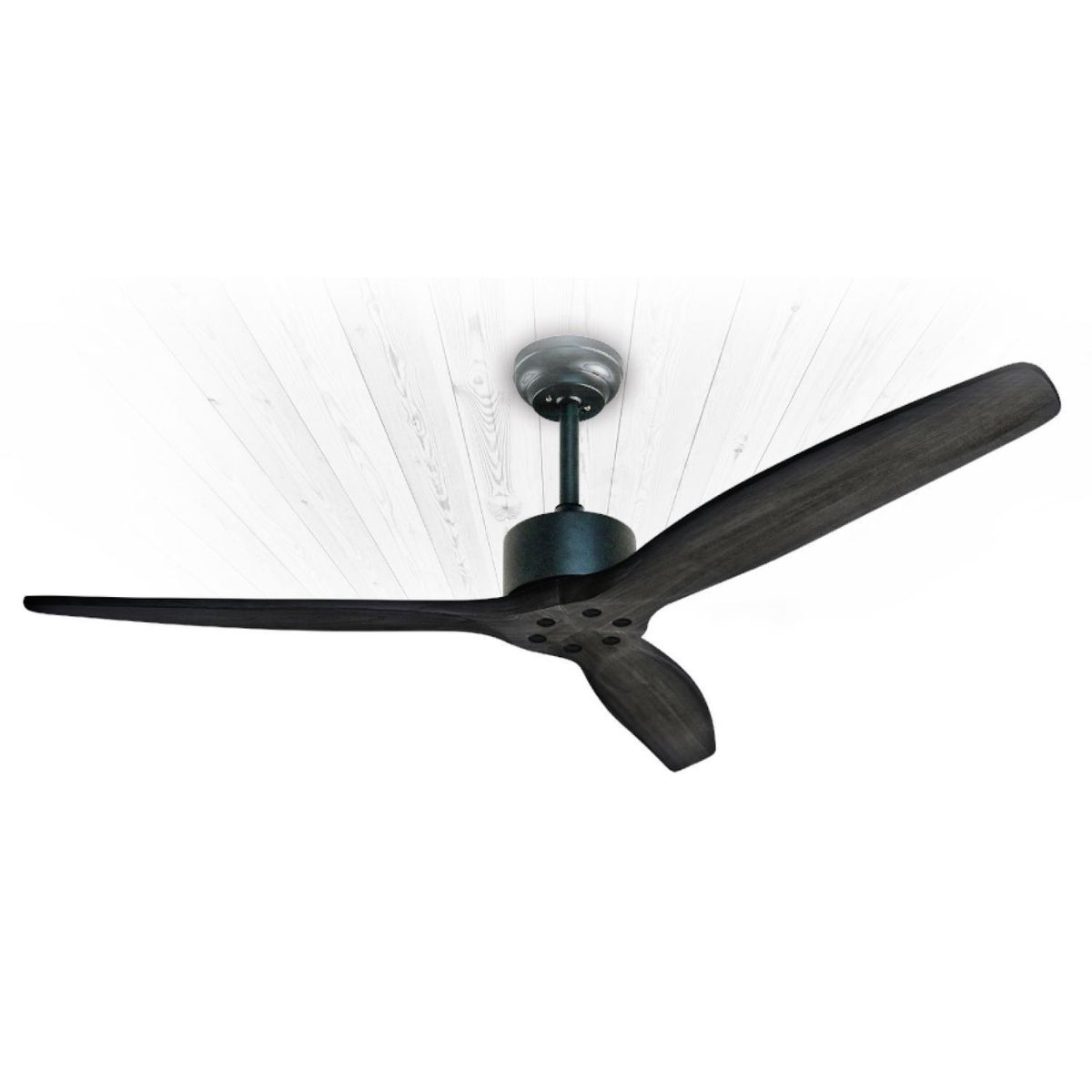 PRIMATERM - Ventilador de techo Primaterm Aviador negro