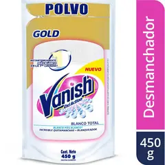 VANISH - Quitamancha en polvo blanco doypack 450 gr