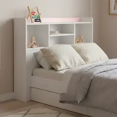 MUEBLES KIDS - Respaldo Repisa Rosado 1 Plza