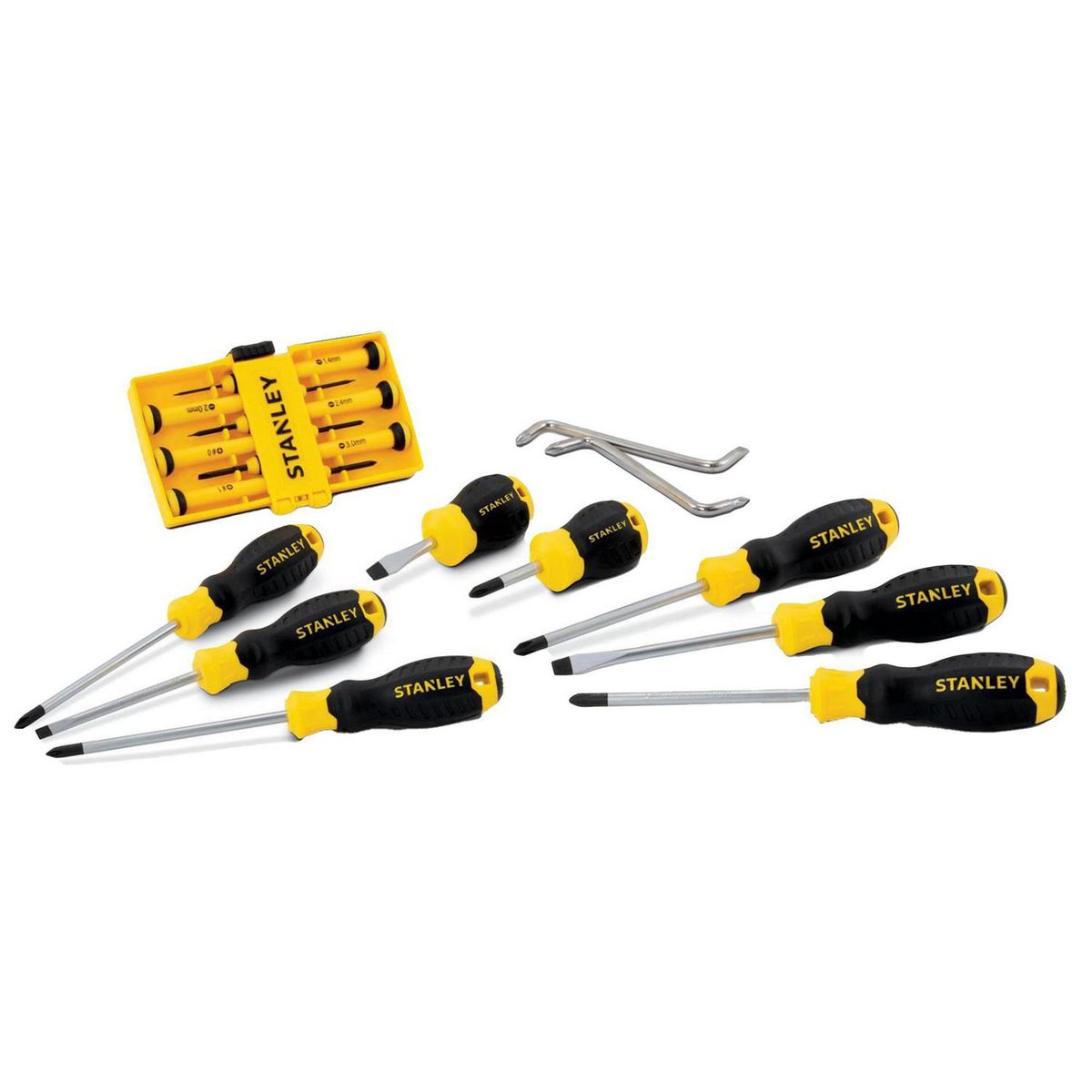 STANLEY - Juego de destornilladores 17 piezas