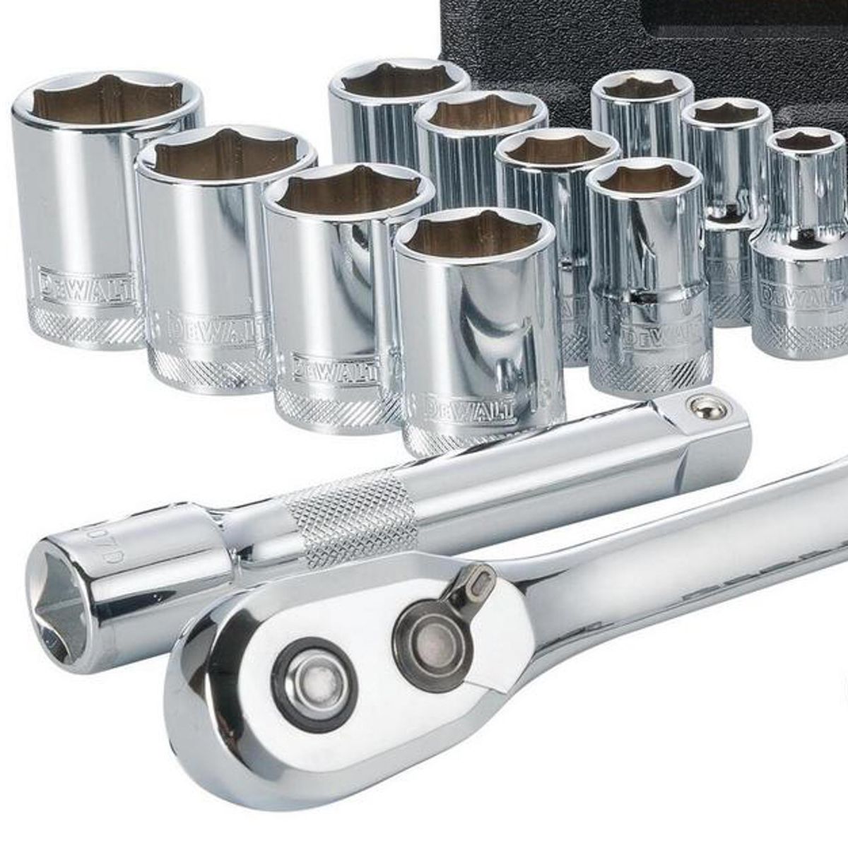 DEWALT - Set mecánico 1/2" 49 piezas hexagonal