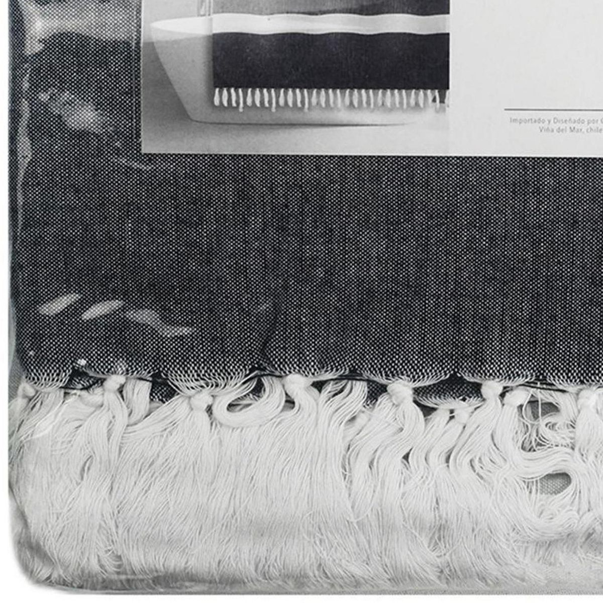 DECO EXPRESS - Cortina De baño 180x180 cm Gris