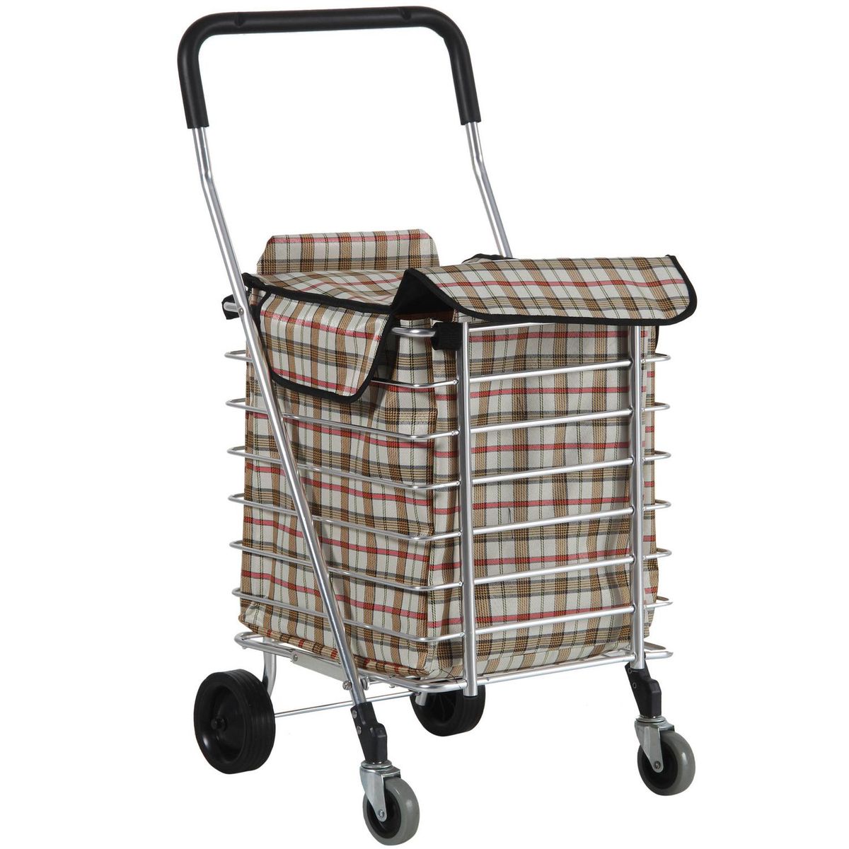 CASA BONITA - Carro De Compras Plegable Multiuso Casa Bonita