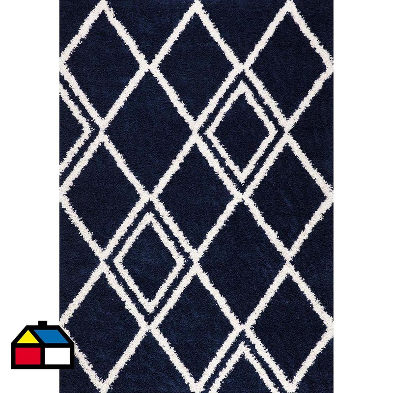 DIB - Bajada de cama mesh 60x120 cm azul