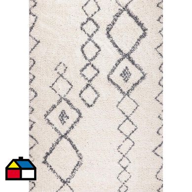 Alfombra mesh 120x170 cm blanco