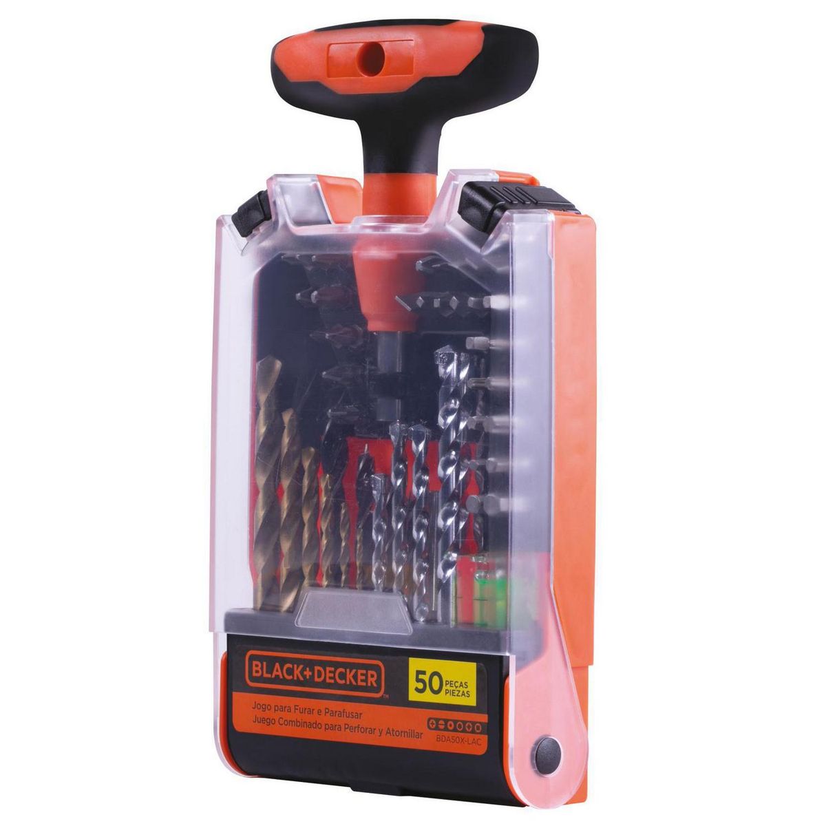 BLACK+DECKER - Set de brocas y puntas 50 piezas.