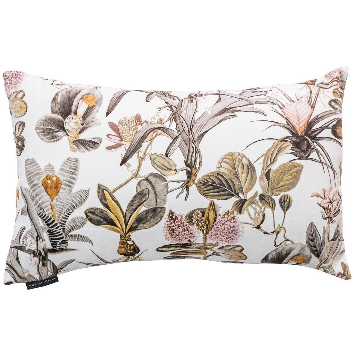 ATMOSPHERA HOME - Cojín botanic blanco 30x50 cm