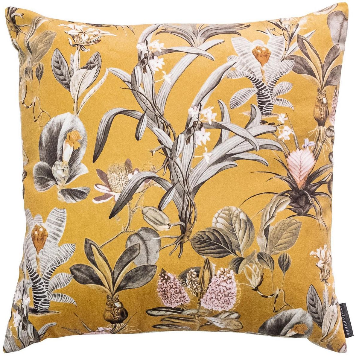 ATMOSPHERA HOME - Cojín botanic ocre 45x45 cm