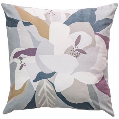 Cojn magnolio flor blanco 50x50 cm