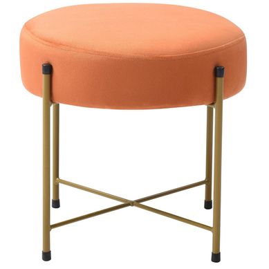 Pouf bruges 38x38x40 cm anaranjado