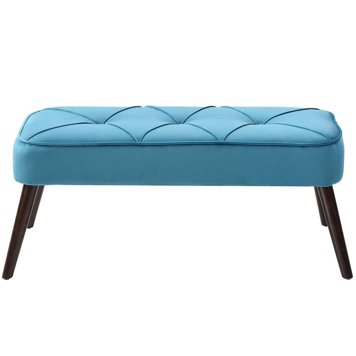 VEKKAHOME - Banca 100x35x46 cm turquesa