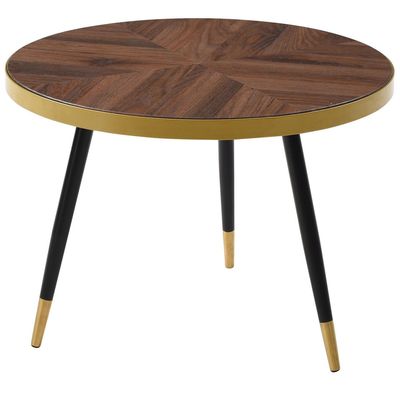 Imagen 2 del producto Mesa de centro 61x61x45 cm madera/oro