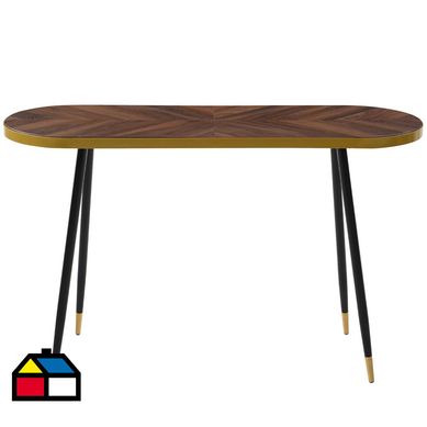 Arrimo 121x41x75 cm madera/oro